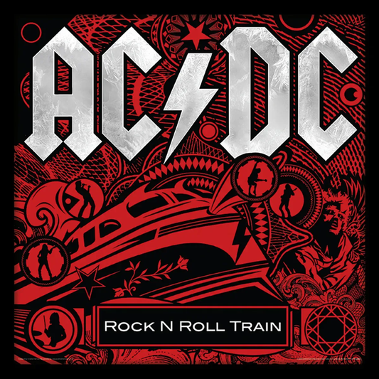 Rock 'N' Roll Train 12" Album Cover Framed Print
