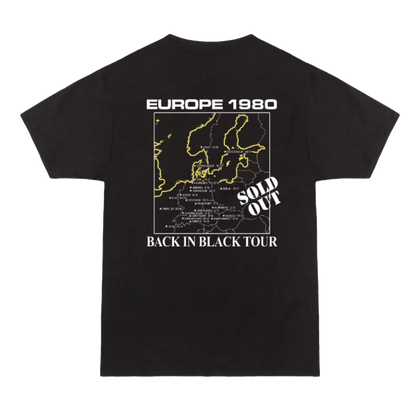 Back in Black Europe 1980 Tour T-Shirt