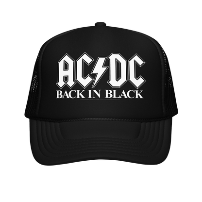 Back In Black Trucker Hat