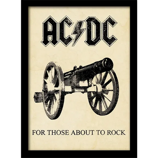 For Those About To Rock Framed Print