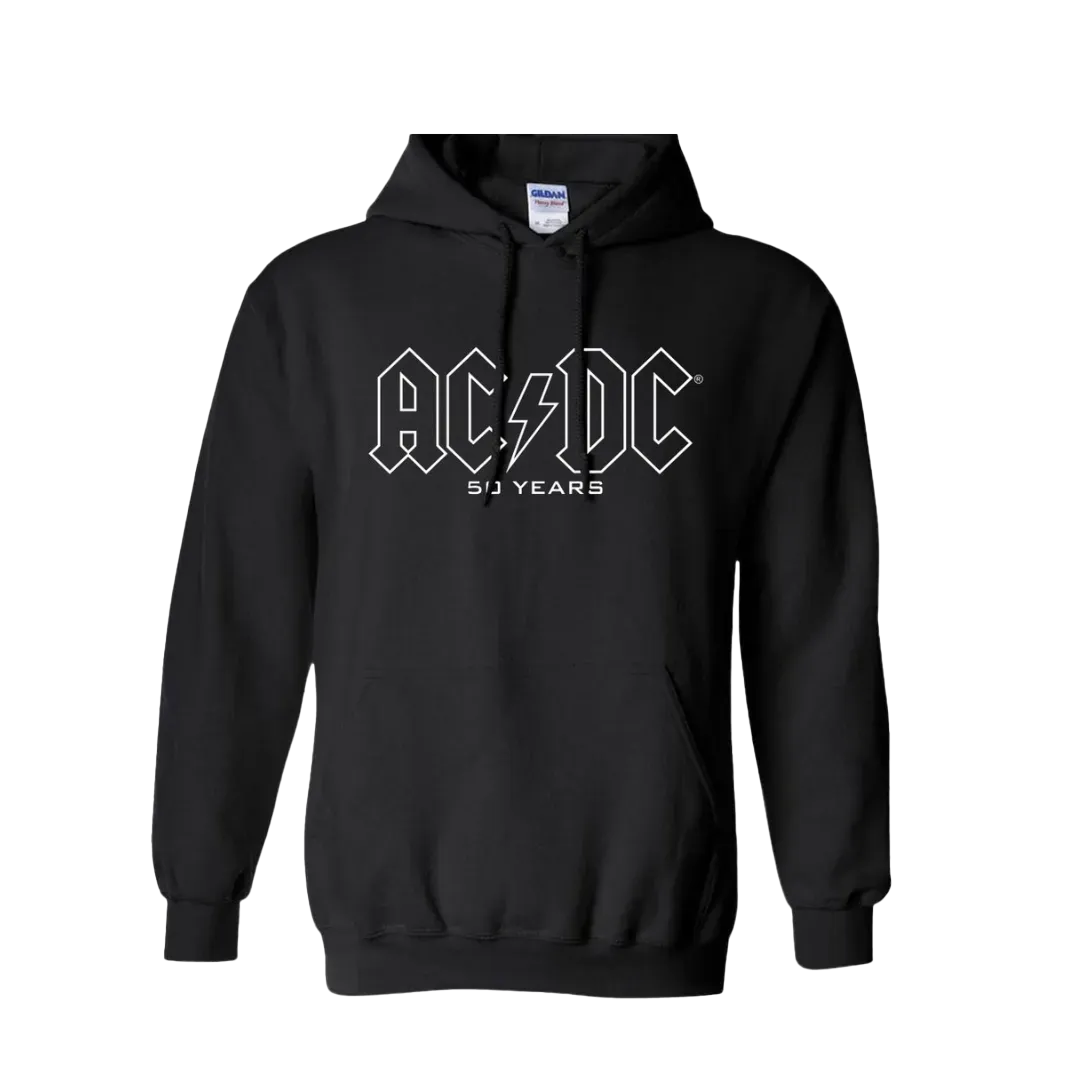 50 Years of AC/DC Logos Hoodie