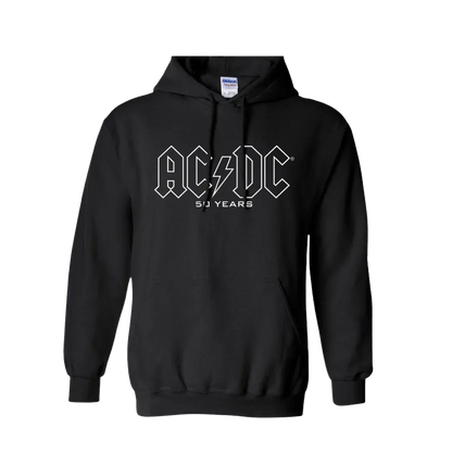 50 Years of AC/DC Logos Hoodie