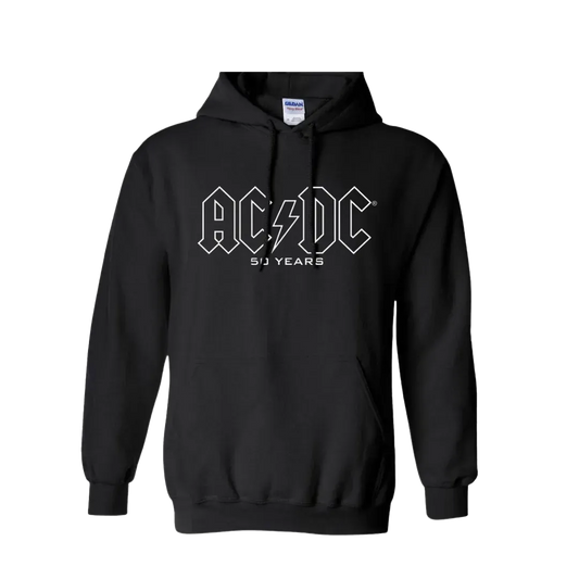 50 Years of AC/DC Logos Hoodie