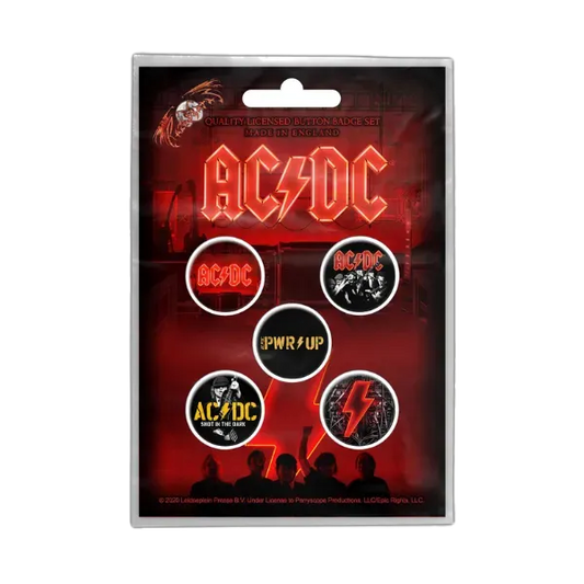 Power Up Button Badge Pack