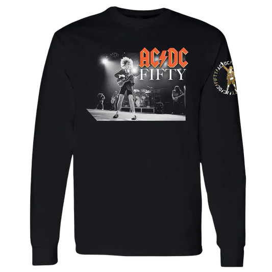 50 Years of Angus Black Long Sleeve T-Shirt