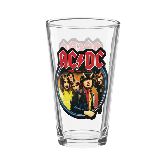 Highway To Hell Pint Glass
